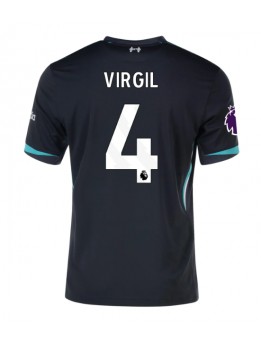 Liverpool Virgil van Dijk #4 Gostujuci Dres 2024-25 Kratak Rukavima